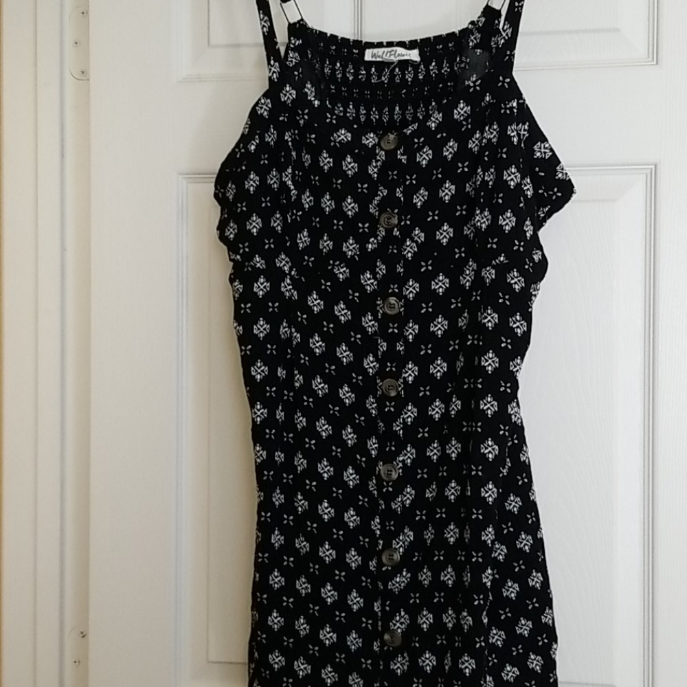Black and white sundress